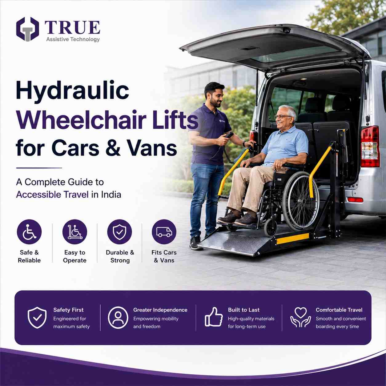 Hydraulic Wheelchair Lifts for Cars & Vans in India – Complete Guide